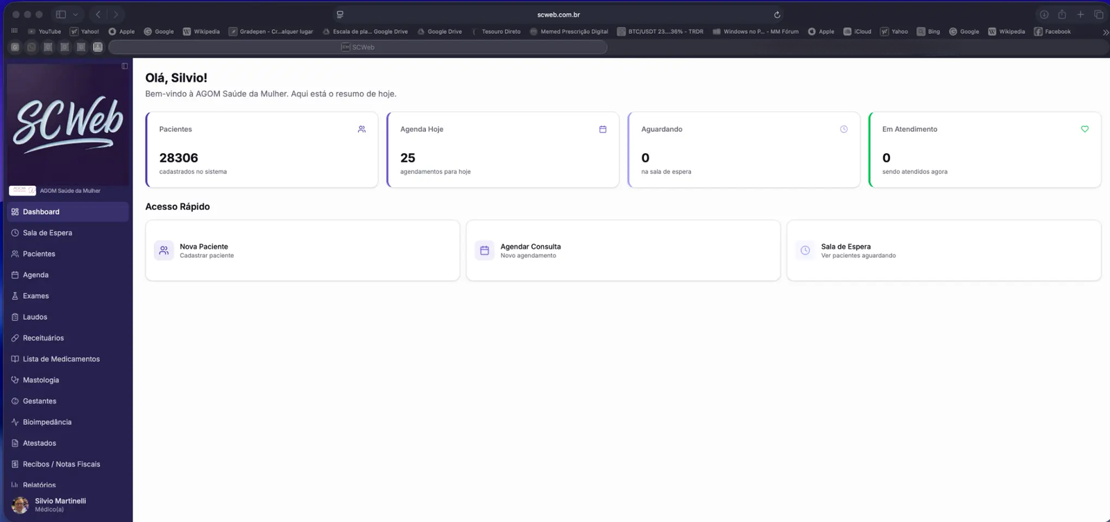Dashboard SCWeb
